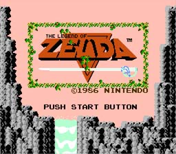 Legend of Zelda Nintendo NES Game
